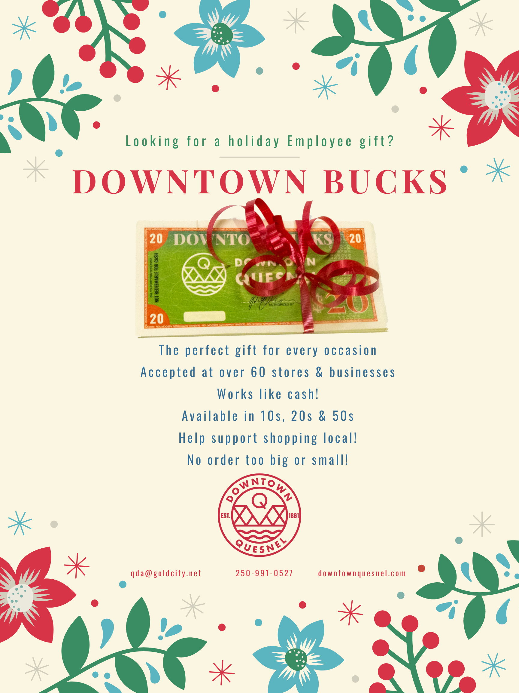 Downtown Bucks Christmas Gifts