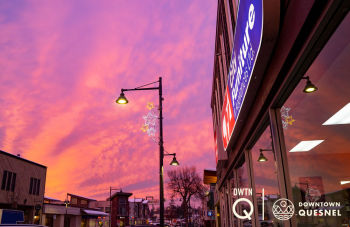 Sunset reflected in City Furniture