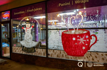 Christmas Windows - Booster Juice