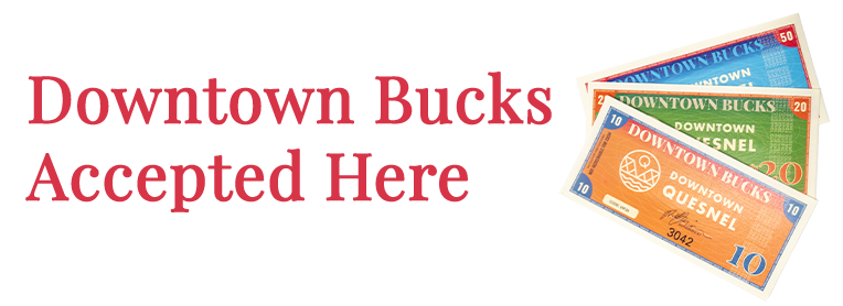 Downtown Bucks Accepted Here